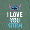 Women's - Lilo and Stitch - I Love Stitch Short Sleeve Graphic T-Shirt - 2 of 4
