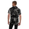 Super Triple Goose Men’s Printed Rayon Camp Collar Shirt - Soft Feel, Moisture-Wicking, Easy Care - 2 of 4