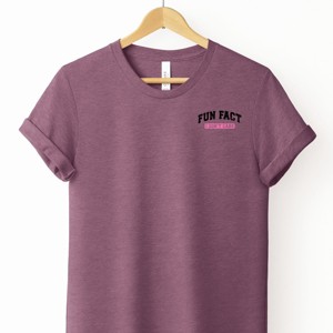 Simply Sage Market S.W.Smiley Fun Fact I Don't Care Short Sleeve Tee - 1 of 4