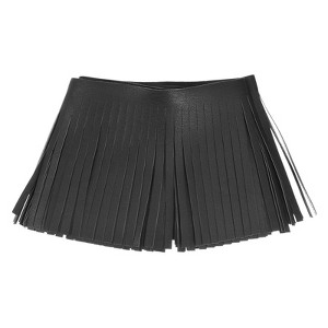 Unique Bargains Soft Faux Leather Double Side Fringe Trim for DIY Sewings - 1 of 4