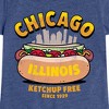 Girls' - Instant Message - Chicago Hot Dog Skyline Fitted Short Sleeve Graphic T-Shirt - 2 of 4