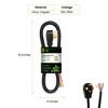 GoGreen Power (GG-27306) 6ft 4-Wire Dryer Cord, 30 Amps, 6 Ft - 2 of 4