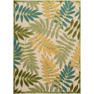 Nourison Aloha Floral Leaf Outdoor Area Rug - 1 of 4