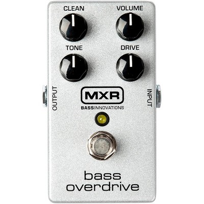 Dunlop M89 Bass Overdrive Effects Pedal Silver