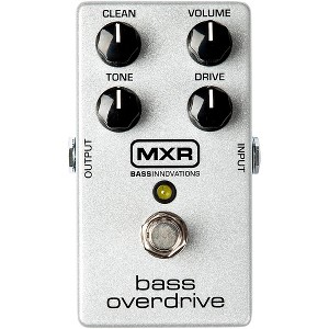 Dunlop M89 Bass Overdrive Effects Pedal Silver - 1 of 4