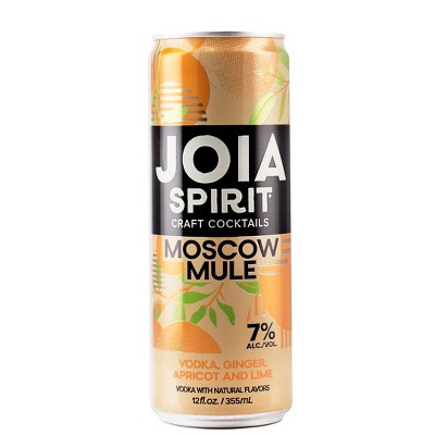 Joia Spirit Sparkling Moscow Mule Cocktail - 355ml Can