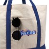 UWPlatteville Pioneers Primary Logo Canvas Tote Bag With External Pocket, Reusable Shoulder Bag for Shopping, School, Beach - 2 of 4