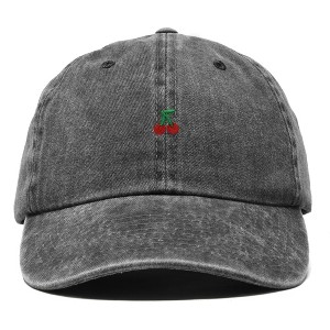 Dalix Lil Cherry Embroidered Cotton Summer Outdoor Baseball Cap Dad Hat Womens - 1 of 4