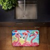 Stupell Industries Holiday Flamingo Girlfriends Printed Anti-Fatigue Floor Mat, design by Paul Brent, 30"x18" - 2 of 4