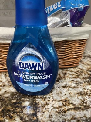 Dawn Fresh Scent Platinum Powerwash Dish Spray, Dish Soap Refill - 16oz ...