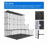 2 Tier Cat Cage Pet Metal Playpen Cat Kennel Indoor DIY Cat Enclosure Perfect for 1-2 Cats,Rabbits Kittens Travel - 4 of 4