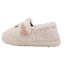Kensie Girls’ Slippers - Cozy Kids House Slippers with Plush Fuzzy Upper and Smiley Face Patch - 3 of 4