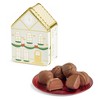 Harry & David House Tin with Dark Chocolate Truffles Christmas Gift Set - 4oz - 3 of 4