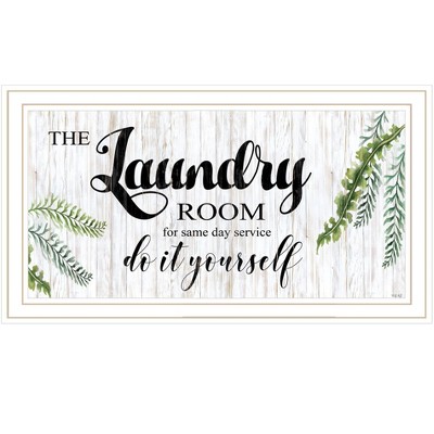 HomeRoots The Laundry Room-Same Day Service Framed Print Wall Art