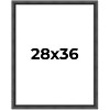 PosterPalooza | Refined Black Picture Frame - UV Acrylic, Foam Board Backing, Hanging Hardware - 2 of 4