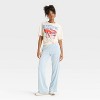 Women's Mustang Oversized Graphic T-Shirt - Off-White - 3 of 3