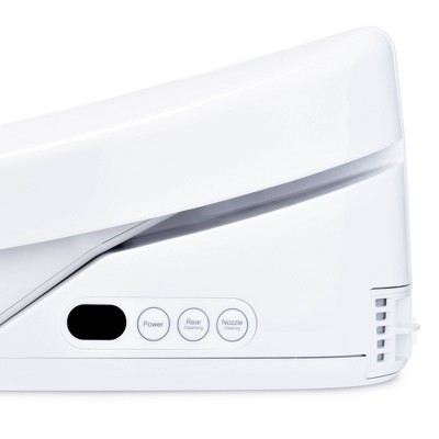 Elongated White Smart Bidet Toilet Seat with Remote