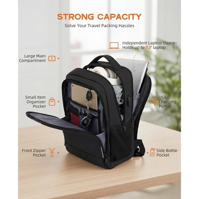 SUGIFT Extra Large 50L Travel Laptop Backpack for Men Women with USB Charging Port Water Resistant — фото 5