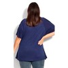 Avenue Women's Plus Size Crochet Cut Out Top - 4 of 4
