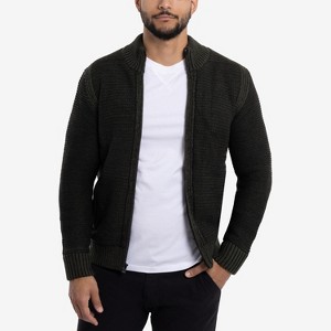 X RAY Mens Zip Up Cardigan Sweater - 1 of 4