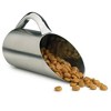 2X Pet Studio Stainless Steel Matte Finish Pet Scoop, 5-1/2-Inch - 2 of 2