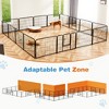 Lyngins Heavy-Duty Metal Dog Playpen – 8/16 Panel Dog Crate Kennel with Secure Lock, Portable for Indoor/Outdoor Use | Dog House for Small/Large Dogs - 3 of 4