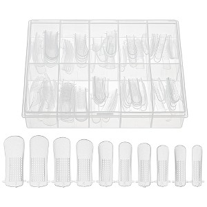 Unique Bargains Scale Faux Crystal Extension Fake Nails 120 Pcs - 1 of 4