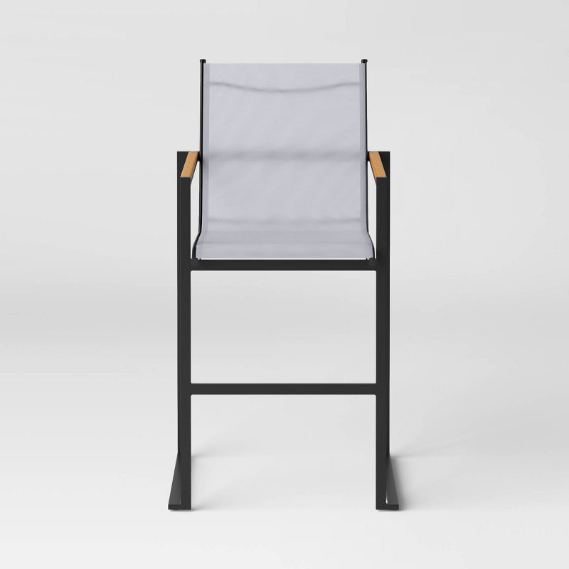 Henning 2pk Bar Height Patio Chairs - White - Threshold&#8482;, 4 of 12