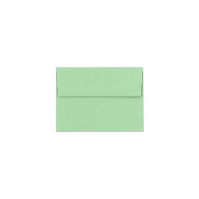 LUX A6 Invitation Envelopes 4 3/4 x 6 1/2 50/Box Pastel Green SH4275-04-50