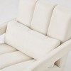 CAVINAS Ergonomics Accent Chair with A Gently Reclined Seat,Luxury Armchair with L-Shaped Armrest,Linen Fabric Lounge Chair for Living Room - 3 of 4
