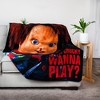 Silver Buffalo Child's Play Chucky Wanna Play 50x60 Inch Fleece Throw Blanket - 2 of 4