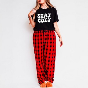 Simply Sage Market Women's Stay Cozy Pajama Set - 1 of 4
