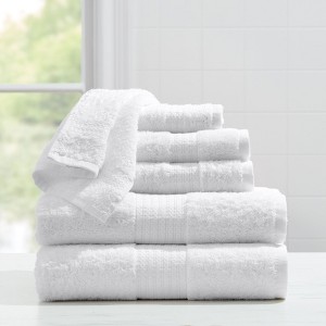BrylaneHome BH Studio 6 Piece Bath Towel Set - 1 of 3