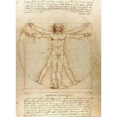 Vitruvian Man Notebook - by  Leonardo Da Vinci (Paperback)