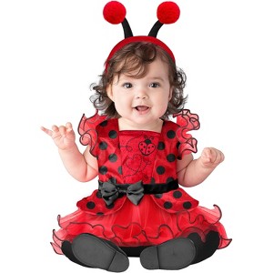Fun World Infant Girls' Little Lovebug Tutu Dress Costume - 1 of 2