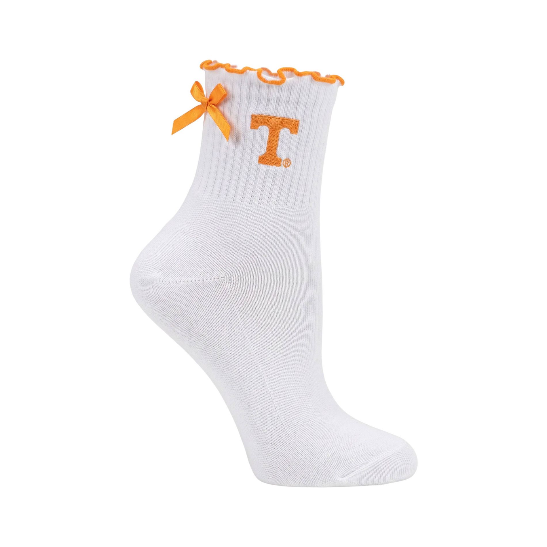 NCAA Tennessee Volunteers Ruffle Bow Sock