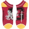 Harry Potter Adult Hogwarts Houses Varsity Logo Mix and Match Ankle Socks 5 Pack - 3 of 4