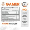 Genius Gamer – Brain Supplement for Gamers to Improve Focus, Clarity, Reaction Time & Blue Light Support – 80 Pills with Lutemax - 2 of 4