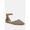 Buqisi Chain Embellished Flat Womens Sandals - 2 of 4