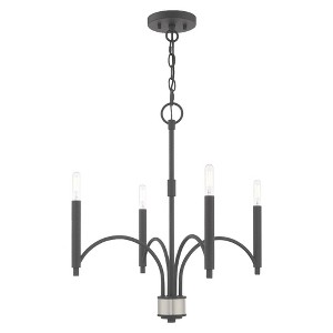 Livex Lighting Wisteria 4 - Light Chandelier in  Scandinavian Gray - 1 of 1