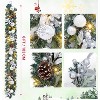 Christmas Garland with Lights, 6Ft Lighted Christmas Garland with Pine Cones Ball Ornaments Battery Operated for Mantel Stairs Railing Decorations - 3 of 4