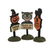 Department 56 Accessory 3.0 Inch Halloween Signs Snow Village Village Accessories - 3 of 3