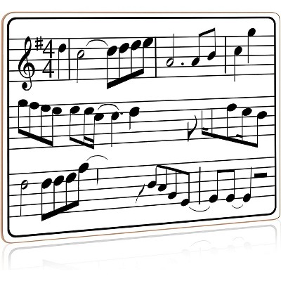 SCRIBBLEDO Music Staff Dry Erase 9"X12" Board 2-Pack