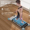 DeerRun Walking Pad Treadmill, 300 lbs Capacity 2-in-1 Portable Under Desk Treadmill with Remote Control & LED Display - 2 of 4