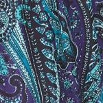 deep teal paisley print