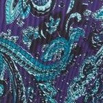 deep teal paisley print