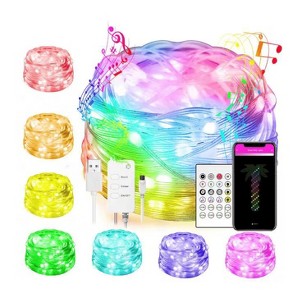 BlueAcorn Multi-Color Integrated LED Indoor/Outdoor RGB Rope Light, 33ft - 1 of 4