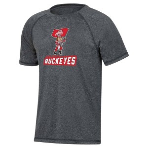 NCAA Ohio State Buckeyes Boys' Gray Poly T-Shirt - 1 of 3