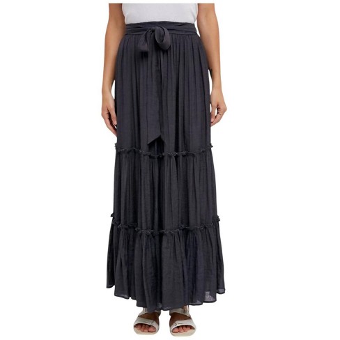 Women's Bohemian Maxi Skirt - BluIvy - image 1 of 4