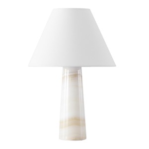 Jennarose Jade Stone Table Lamp - CTL1078 - Off White/White - Safavieh Couture - 1 of 4